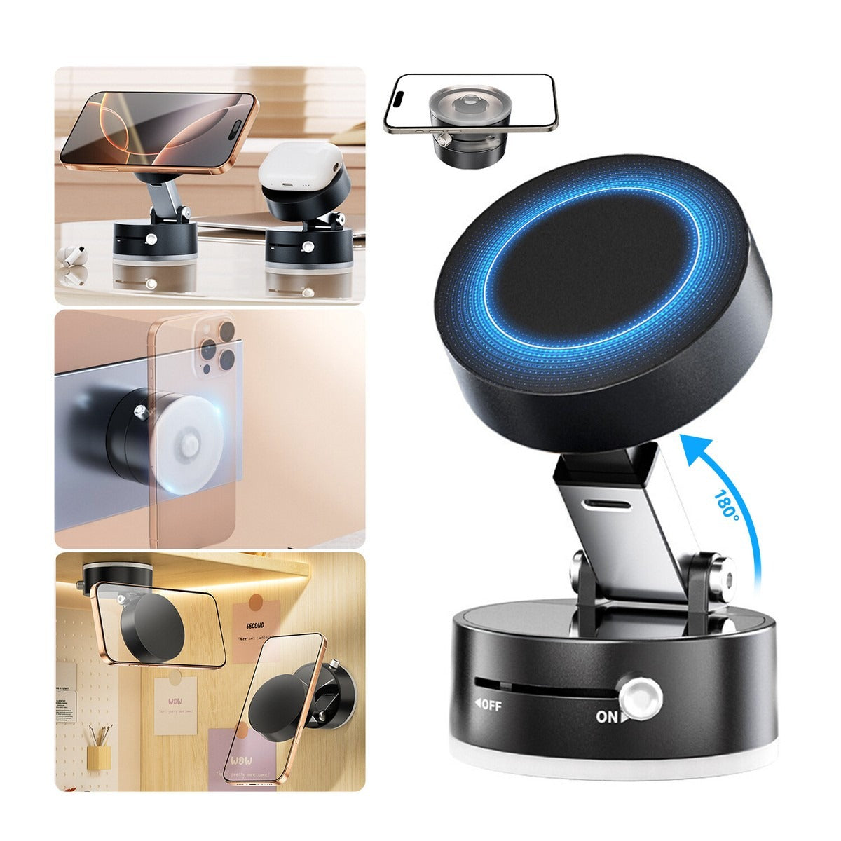 sujetador magnetico para celulares