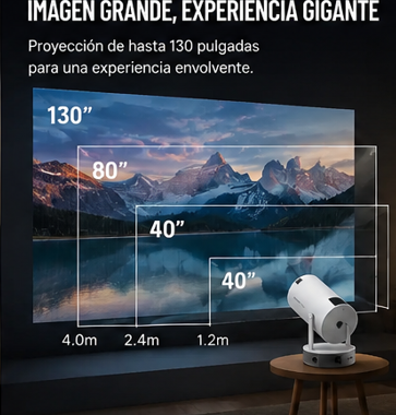 Mini Proyector Portátil HY300 Magcubic™ | Convierte Cualquier Espacio en un Cine